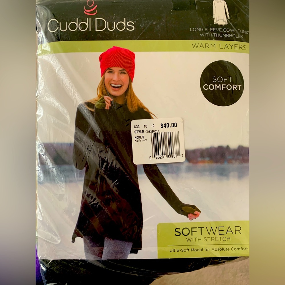 Cuddl Duds NWT soft stretch shirt! Perfect for layering this winter!